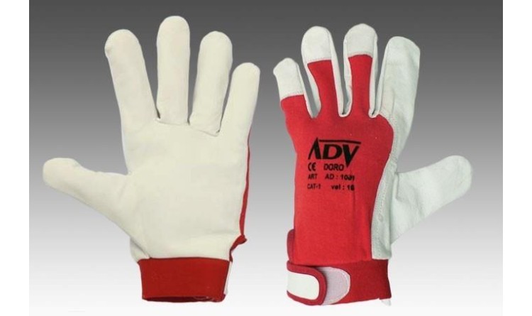 DORO 1001-09 Rukavice pracovní č.9 modré