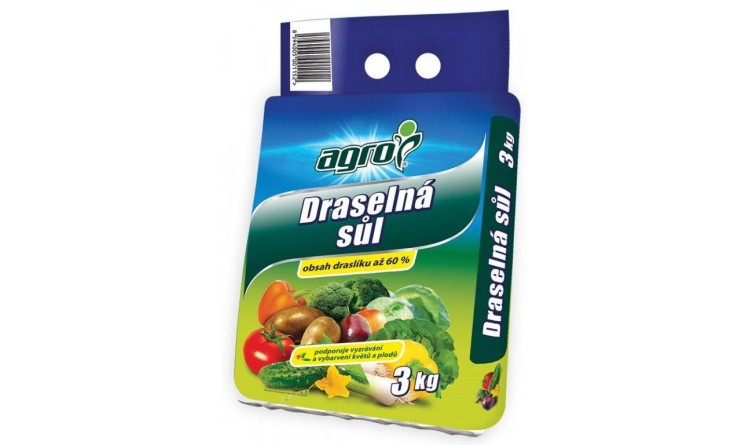 AGRO Draselná sůl 3 kg