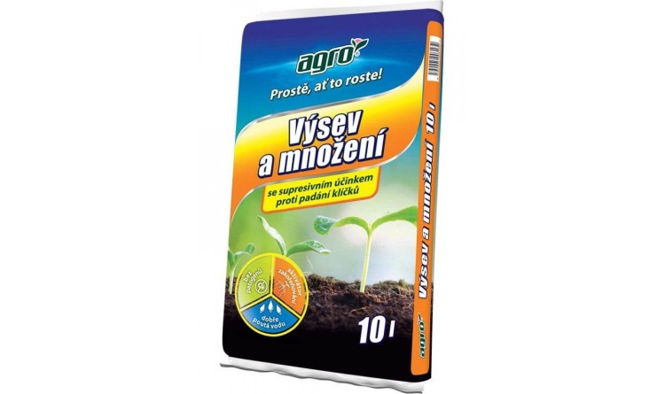 AGRO 00018A Substrát pro výsev a množení 10L