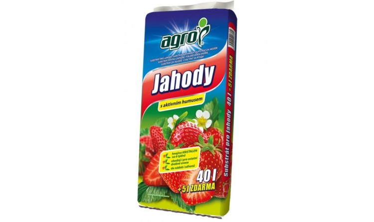 AGRO Substrát pro jahody 40 + 5 l