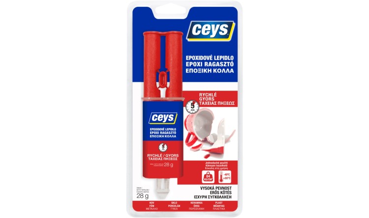 ceys 48510200 Expoxidové Lepidlo rychle tvrdnoucí - stříkačka 24ml