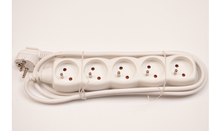 Prodlužovák 5 zásuvek 2 m ~250 V/10 A