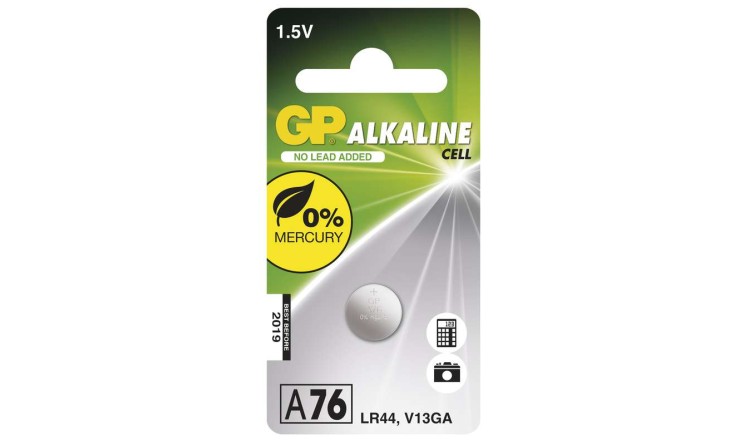 Alkalická knoflíková baterie GP LR44 (A76) 1 ks