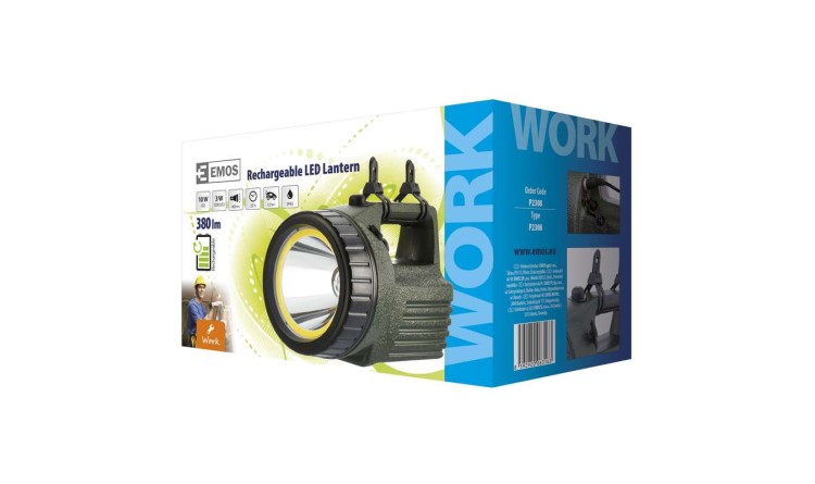 Nabíjecí svítilna LED + COB model 3810 10W