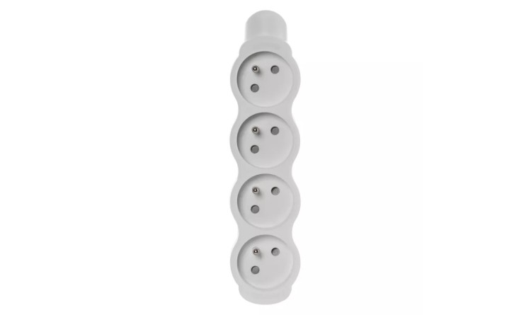 Emos P0400N Zásuvky 4 samostatné bílé