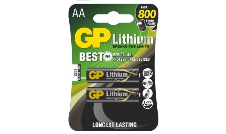 Baterie GP FR6 (AA) 2 ks v blistru