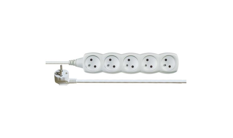 Prodlužovák 5 zásuvek 3 m ~250 V/10 A