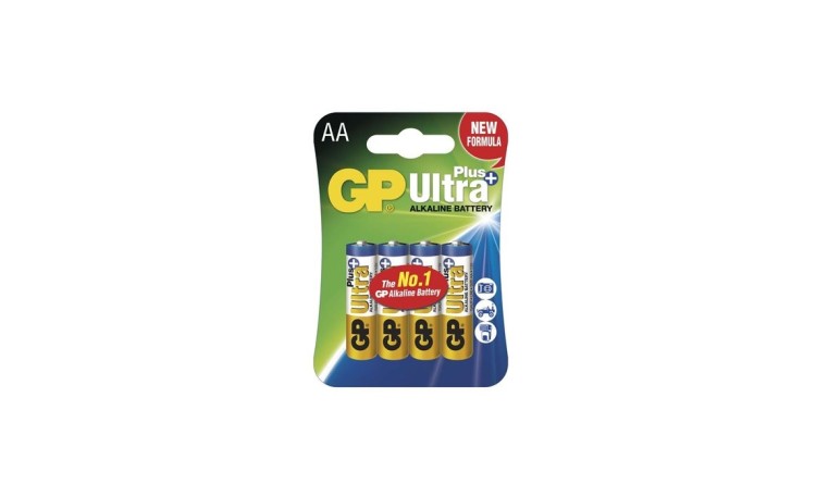 Alkalická baterie GP Ultra plus LR6 (AA) 4 ks