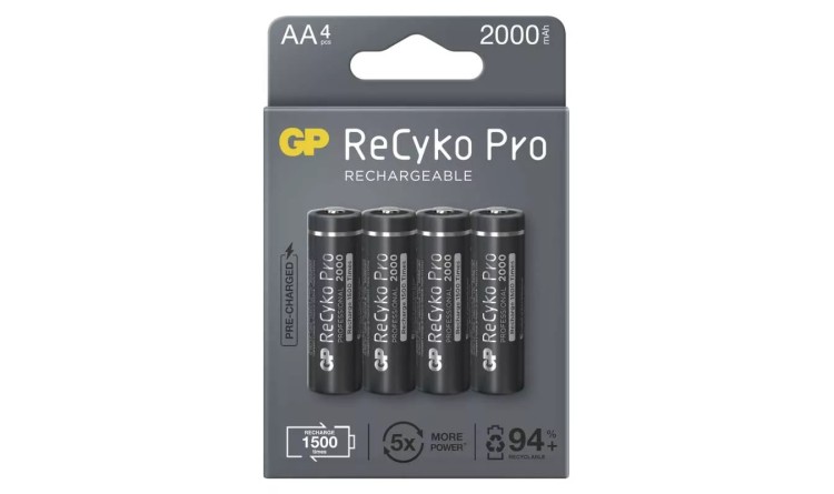 EMOS B22204 Nabíjecí baterie GP ReCyko Pro Professional AA (HR6), 4 ks