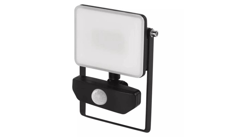 Emos ZS2910 LED reflektor ILIO s pohybovým čidlem, 10,5 W, černý, neutrální bílá