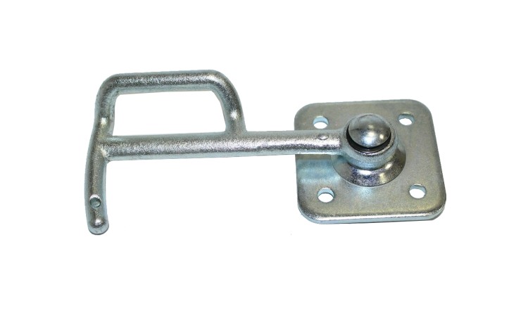 Uzávěr bočnic pákový pravý 140 mm