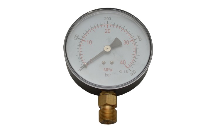 Manometr-100 - M20x1,5 mm 400 bar spodní vývod