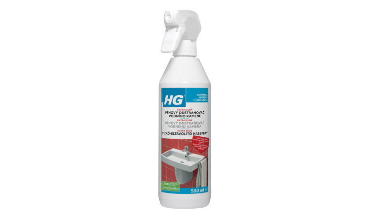 HG 605 Pěnový čistič vodního kamene 3x silnější 500ml