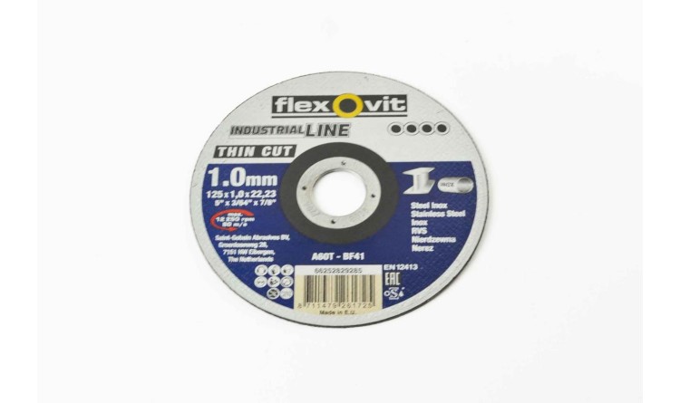 Kotouč 125x1,0x22,2 A46T-BF41 INOX F1350