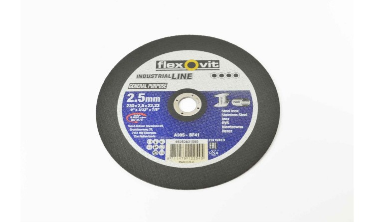 Flexovit F3165 Kotouč 230x2,5x22 A30S-BF41 INOX F3165