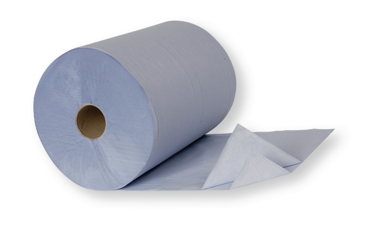 Utěrka čistící modrá, papír