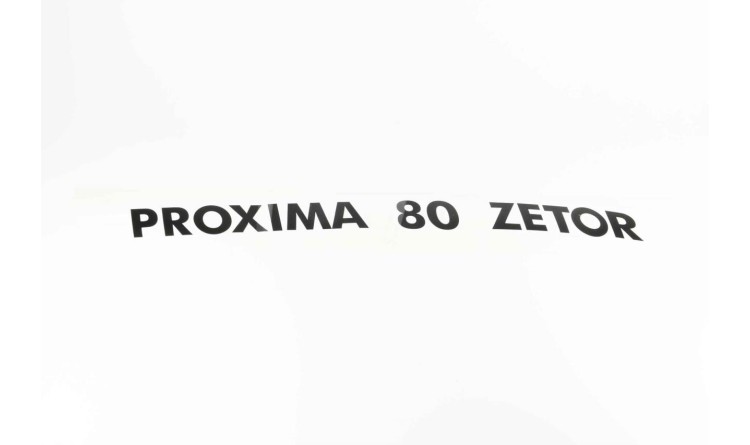 Nápis Zetor Proxima 80 pravý  65802114