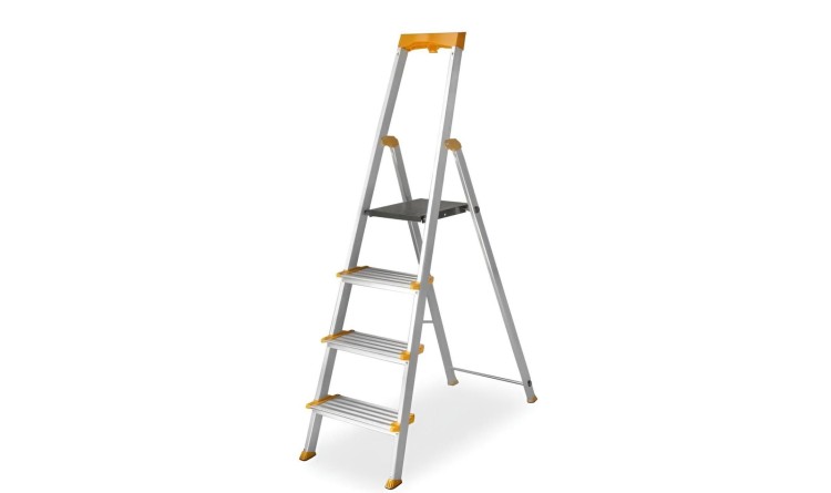 Schůdky AL 1x4 MAX jednostranné s madlem