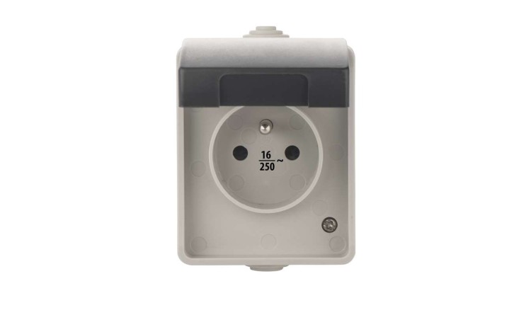 Zásuvka nástěnná 16A/250V IP54