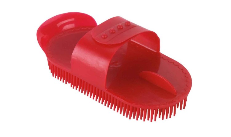 KERBL Hřbílko masážní, červená