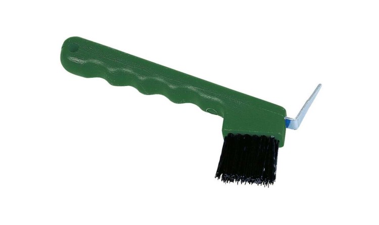 Háček na kopyta z odolného plastu zelený