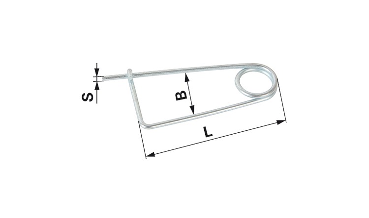 Závlačka - pojistka pružná 4