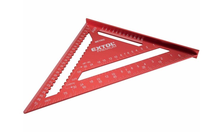Extol 8825101 Úhelník tesařský/truhlářský víceúčelový, 300mm, kov