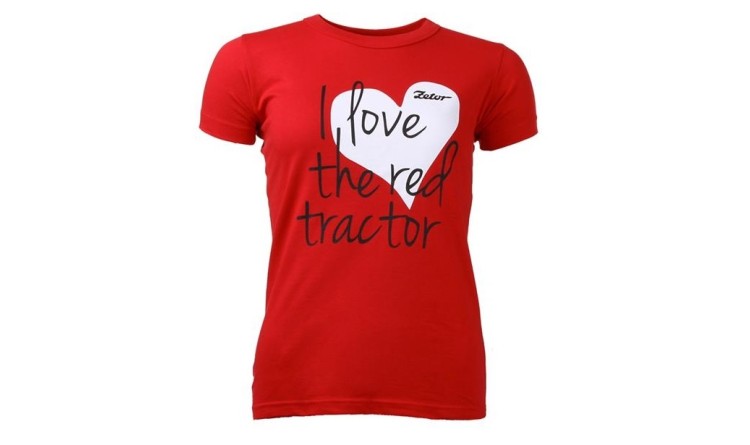 Tričko Zetor dámské Srdce červené vel. M