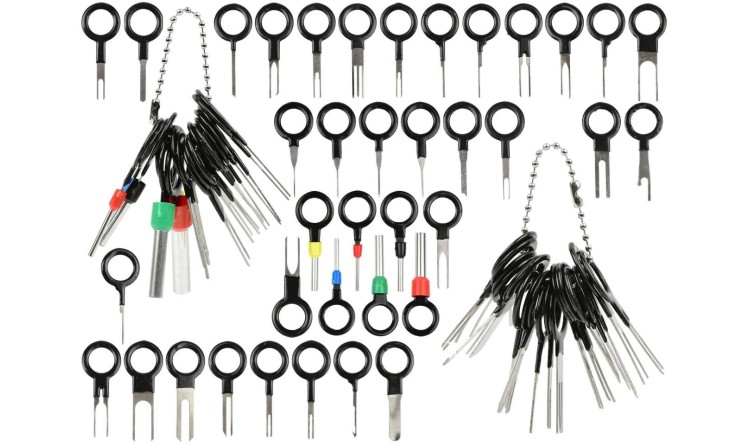 Geko G02704 Speciální klíče pro demontáž autorádia a navigace, 38ks