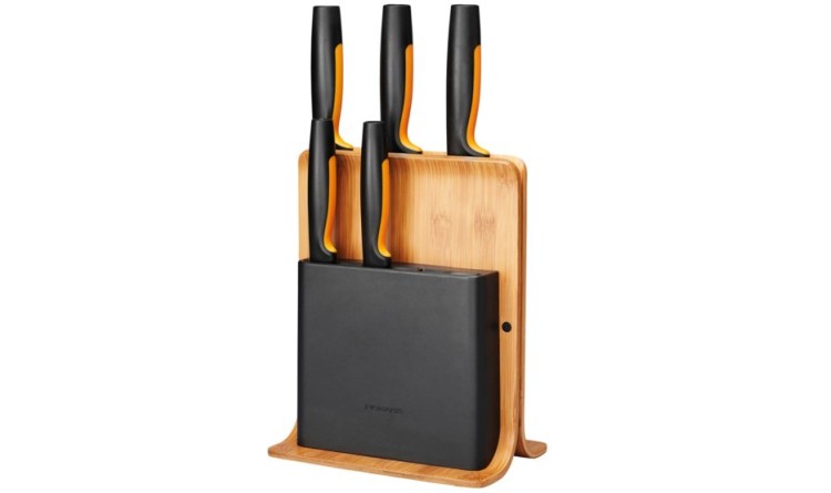 Fiskars 1057552 Bambusový blok s pěti noži Functional Form