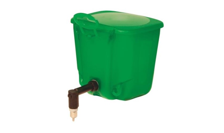 44366 Napaječka pro králíky plastová 500 ml odklopné víko