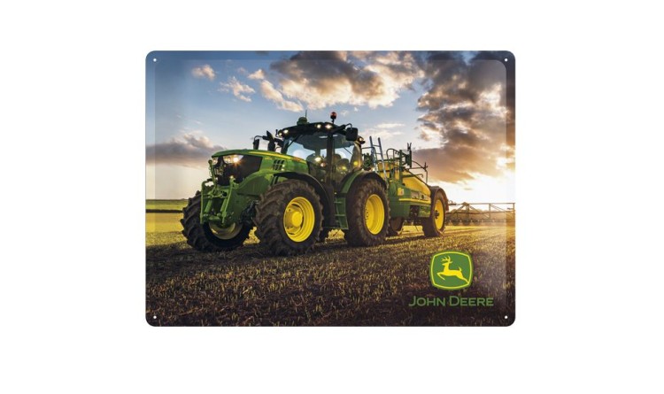 Plechová cedule "6150R" John Deere