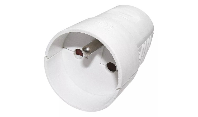 Emos P0042 Zásuvka pro prodlužovací kabel, bílá