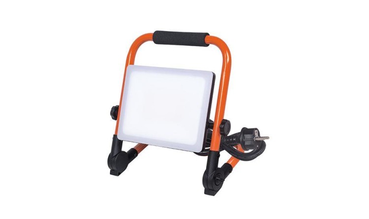 SOLIGHT WM-50W-FEQ LED reflektor se sklopným stojanem, 50W, kabel se zástrčkou