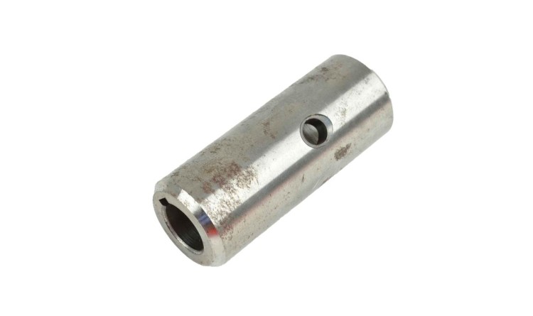 Spojka hydromotoru L=76mm drážka na pero a kolík