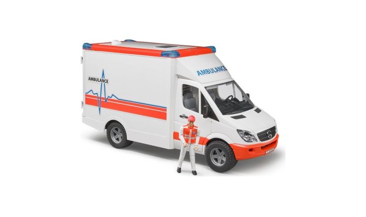 MB Sprinter sanitka s příslušenstvím Bruder 02676