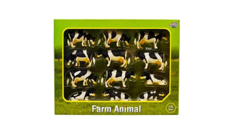 Sada krav černobílé (12ks)