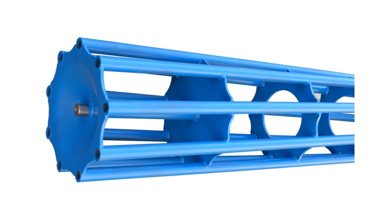 Válec pěchovací 2,5 m, trubkový, nový