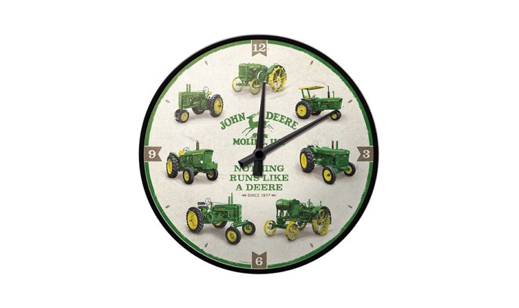 Nástěnné hodiny John Deere Historie