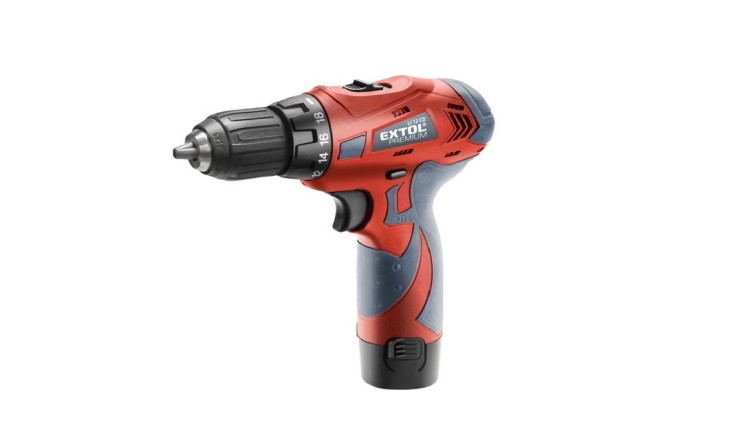 Aku šroubovák 12V / 1,3 Ah EXTOL PREMIUM