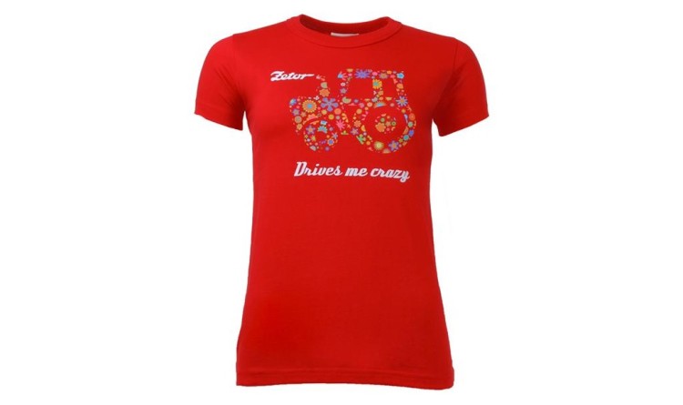 Tričko Zetor dámské Traktor červené vel. L