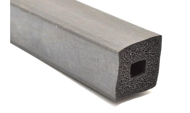 Těsnění dveří, střechy, profil čtverec