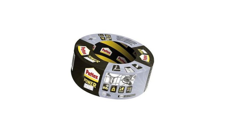 Lepicí páska Pattex Power tape stříbrná 50m