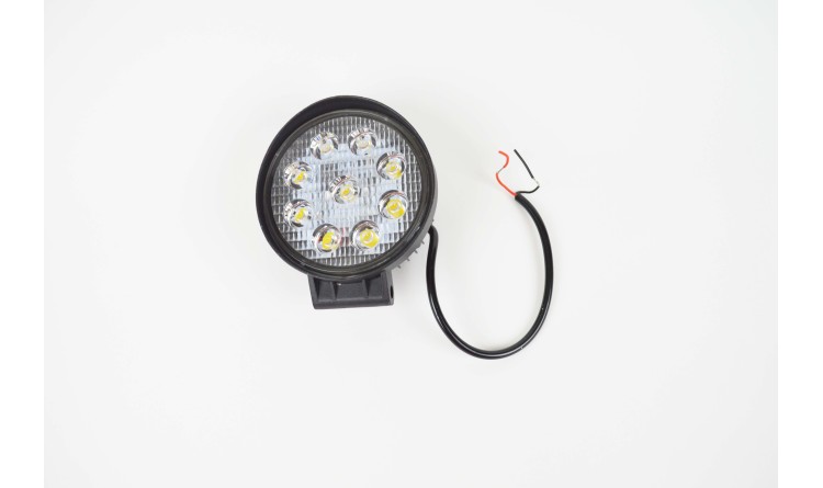 Světlomet pracovní 9. LED 10-30V - kulatý