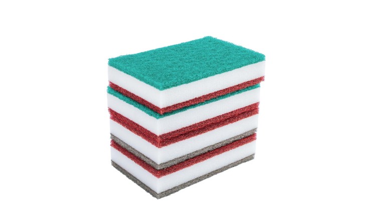 XTLINE Brusná houba měkká 1bal/4ks | 150x100x30 mm, zr. 80/120/240