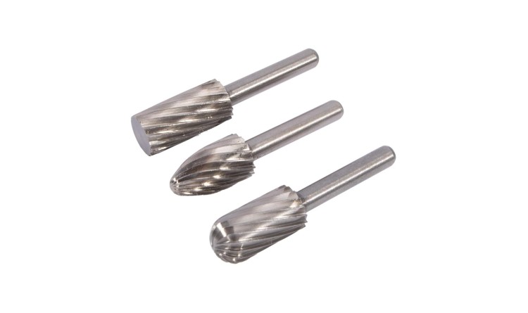 XTLINE XT164130 Rotační rašple kolíková, 1bal/3ks | 6,35 mm (1/4")