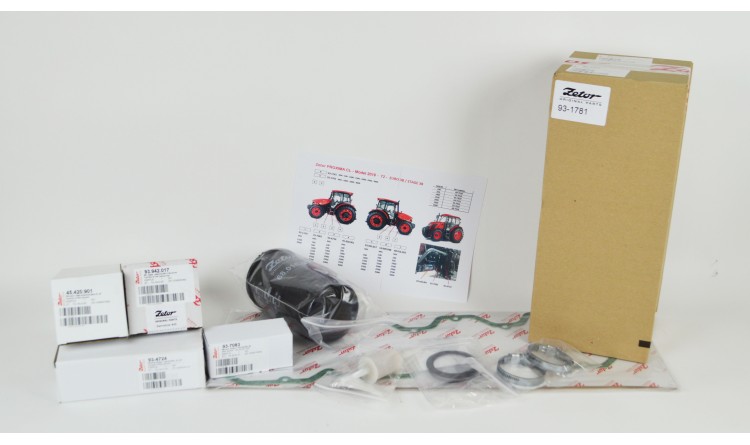 Sada filtrů Proxima  CL- T2 - servisní prohlídka 1000 Mth   937520