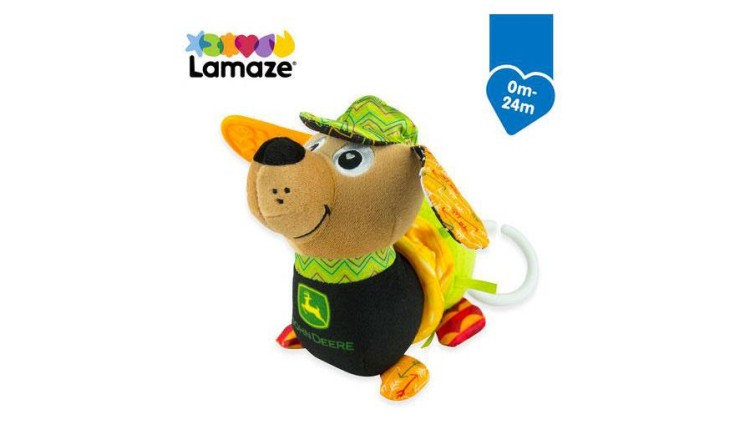 Pes plyšový Lamaze John Deere