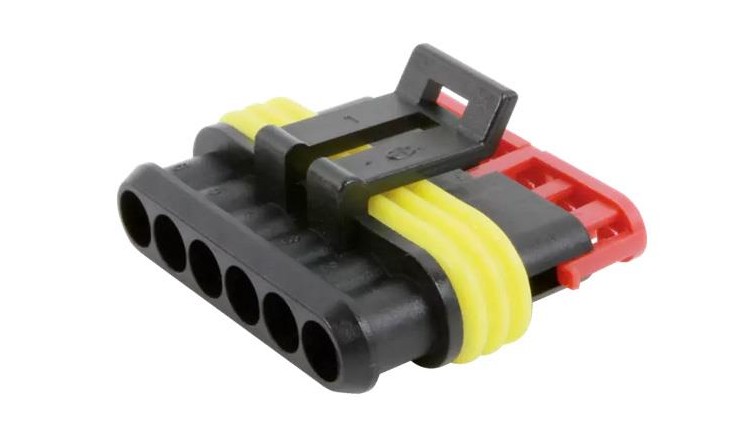 00131672 Pouzdro zásuvky 6- pólové, Superseal