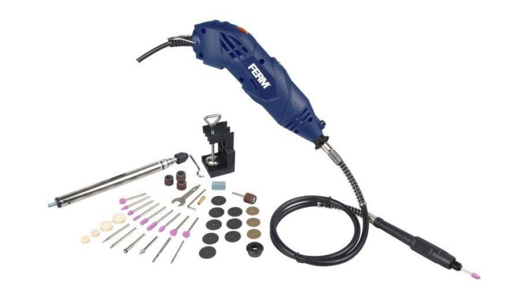 FERM CTM1017 Modelářská přímá bruska 160W